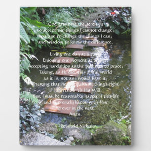 Serenity Prayer Fotoplaat