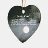 Serenity Prayer Full Moon Inspirerend Keramisch Ornament (Links)