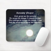 Serenity Prayer Full Moon Inspirerend Muismat (Met muis)