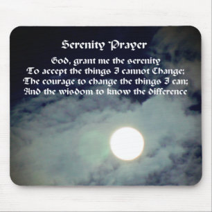 Serenity Prayer Full Moon Inspirerend Muismat