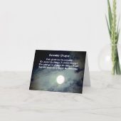 Serenity Prayer Full Moon Inspirerend Note Kaart (Voorkant)