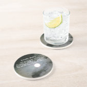 Serenity Prayer Full Moon Inspirerend Onderzetter (Zijkant)