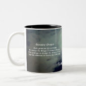 Serenity Prayer Full Moon Inspirerend Tweekleurige Koffiemok (Links)
