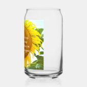 Serenity Prayer Geel Zonnebloem Bloemen Blikvorm Glas (Links)