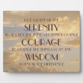 Serenity Prayer GgloSky Fotoplaat (Voorkant)