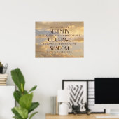 Serenity Prayer GgloSky Poster (Thuiskantoor)