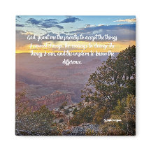 Serenity prayer grand canyon afbeelding