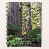 Serenity Prayer Groene bos Planner (Voorkant)