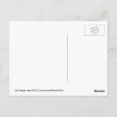 Serenity Prayer: Grunge Black & Tan, Herstel Briefkaart (Achterkant)