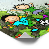 Serenity Prayer: Happy Children, Sterkte/Herstel Poster (Hoek)