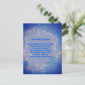 Serenity Prayer Hearts Inspirerend Briefkaart (Staand voorkant)