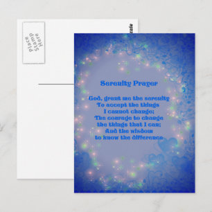 Serenity Prayer Hearts Inspirerend Briefkaart
