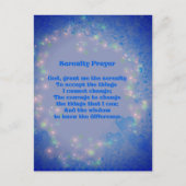 Serenity Prayer Hearts Inspirerend Briefkaart (Voorkant)