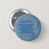 Serenity Prayer Hearts Inspirerend Button