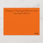 Serenity Prayer Heilig Kruis bij zonsondergang Briefkaart (Achterkant)