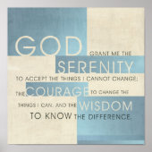 Serenity Prayer II Poster (Voorkant)