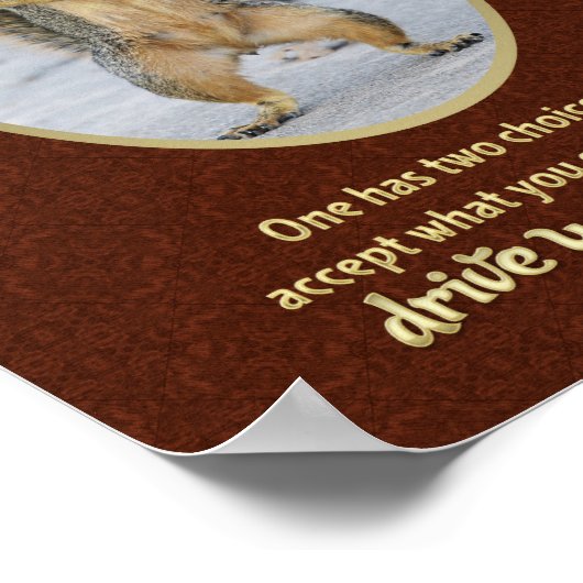 Serenity Prayer in a Nutshell Poster (Hoek)