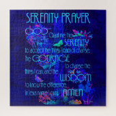 Serenity Prayer in Blue Legpuzzel (Verticaal)