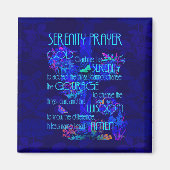 Serenity Prayer in Blue Magneet (Voorkant)