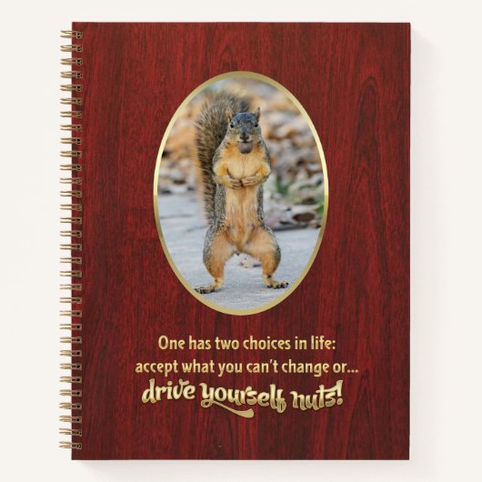 Serenity Prayer in een Nutshell Spiral Notitieboek (Voorkant)