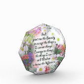 Serenity Prayer in Floral Bouquet Design Fotoblokken (Links)