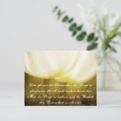 Serenity Prayer in het Duits met Tulpen Briefkaart (Staand voorkant)