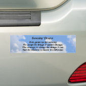 Serenity Prayer Inspirerend Bumpersticker #3 (Op auto)