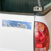 Serenity Prayer Inspirerend Bumpersticker #3 (Op Truck)