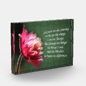 Serenity Prayer Inspirerend Flower Fotoblokken (Links)