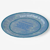 Serenity Prayer Inspirerend Gepersonaliseerde Part Papieren Bordje (Gekanteld)