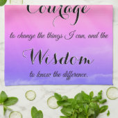 Serenity Prayer Inspirerend keukenhanddoek (Gevouwen)