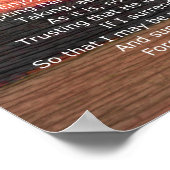 Serenity Prayer inspirerend quote over natuur kuns Poster (Hoek)