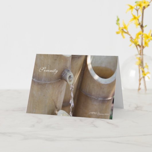 Serenity Prayer Kaart (Gele Bloem)