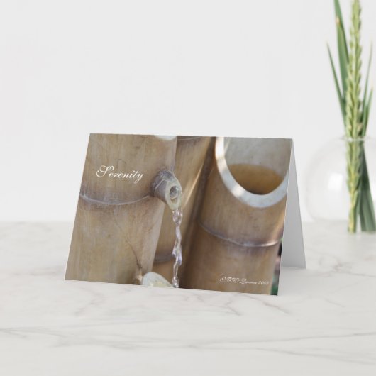 Serenity Prayer Kaart (Voorkant)