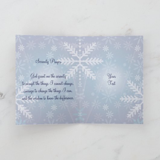 Serenity Prayer - Kaart (Binnen)