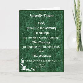 Serenity Prayer Kaart