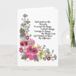 Serenity Prayer Kaart