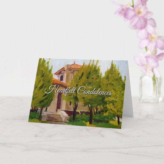 Serenity Prayer Kaart in Oranje Groen Geel Blauw (Orchidee)