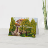 Serenity Prayer Kaart in Oranje Groen Geel Blauw (Voorkant)