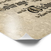 Serenity Prayer: kalligrafie, Antiek, herstel Foto Afdruk (Hoek)