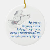 Serenity Prayer Keramisch Ornament (Voorkant)