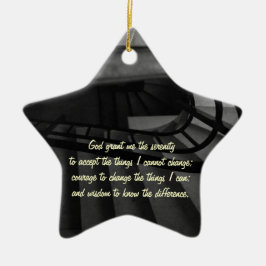 Serenity Prayer Keramisch Ornament