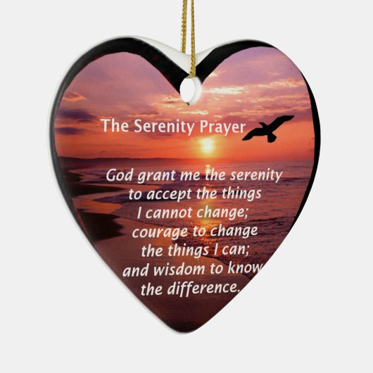 Serenity Prayer Keramisch Ornament (Rechts)