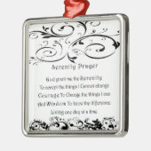 Serenity Prayer kerstversiering Metalen Ornament (Links)