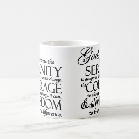 Serenity Prayer Koffiemok (Center)