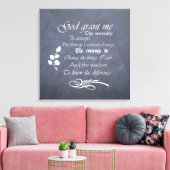 Serenity Prayer krijtbord Muurkunst, kies grootte Canvas Afdruk (Insitu (Woonkamer))