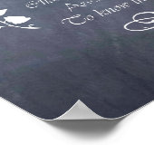 Serenity Prayer krijtbord poster afbeelding - retr (Hoek)