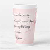 Serenity Prayer Latte Mok (Voorkant)