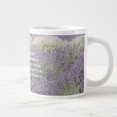 Serenity Prayer Lavender Garden Floral Grote Koffiekop (Rechts)