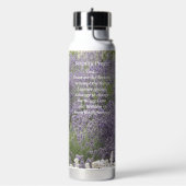 Serenity Prayer Lavender Garden Floral Waterfles (Links)